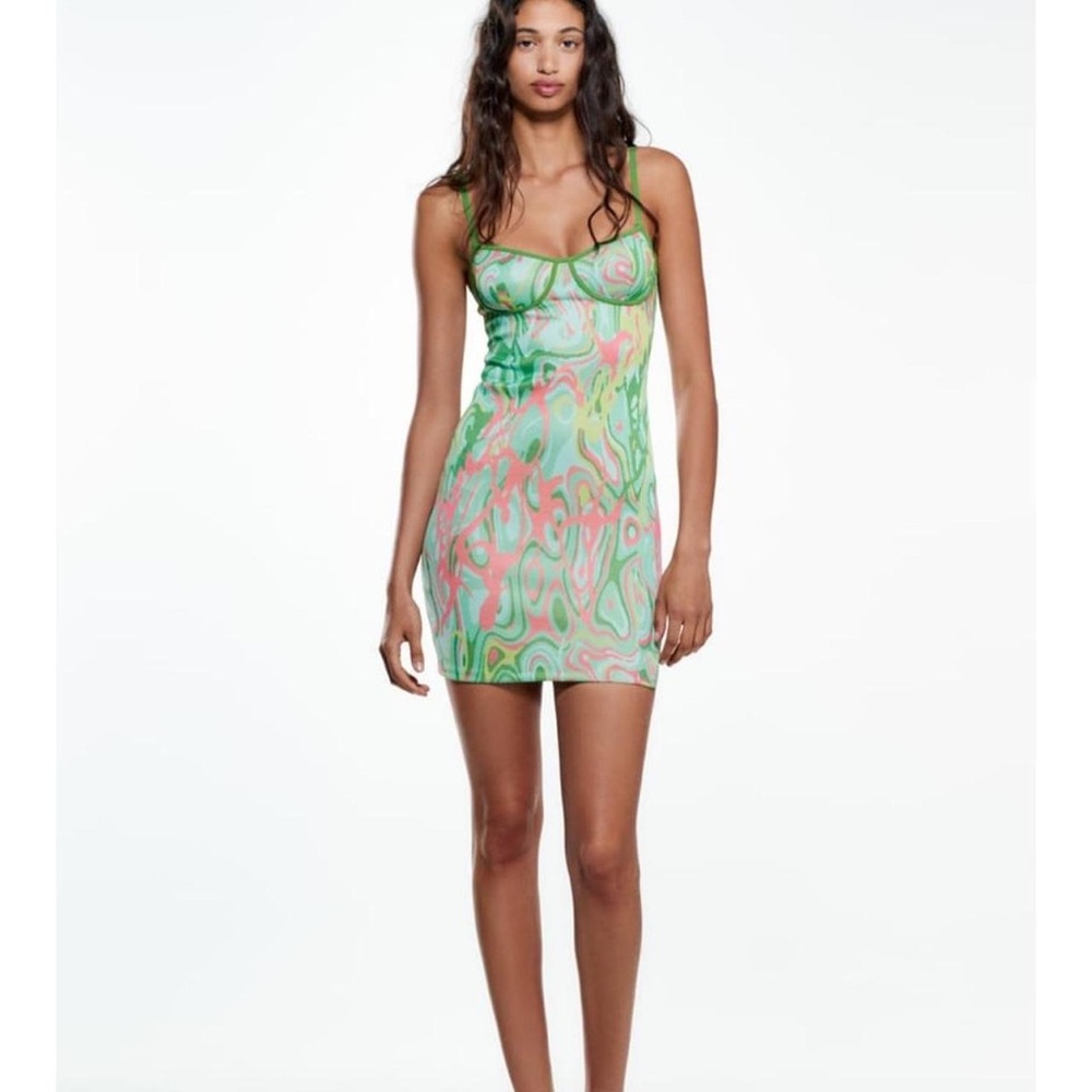 Zara Jacquard dress